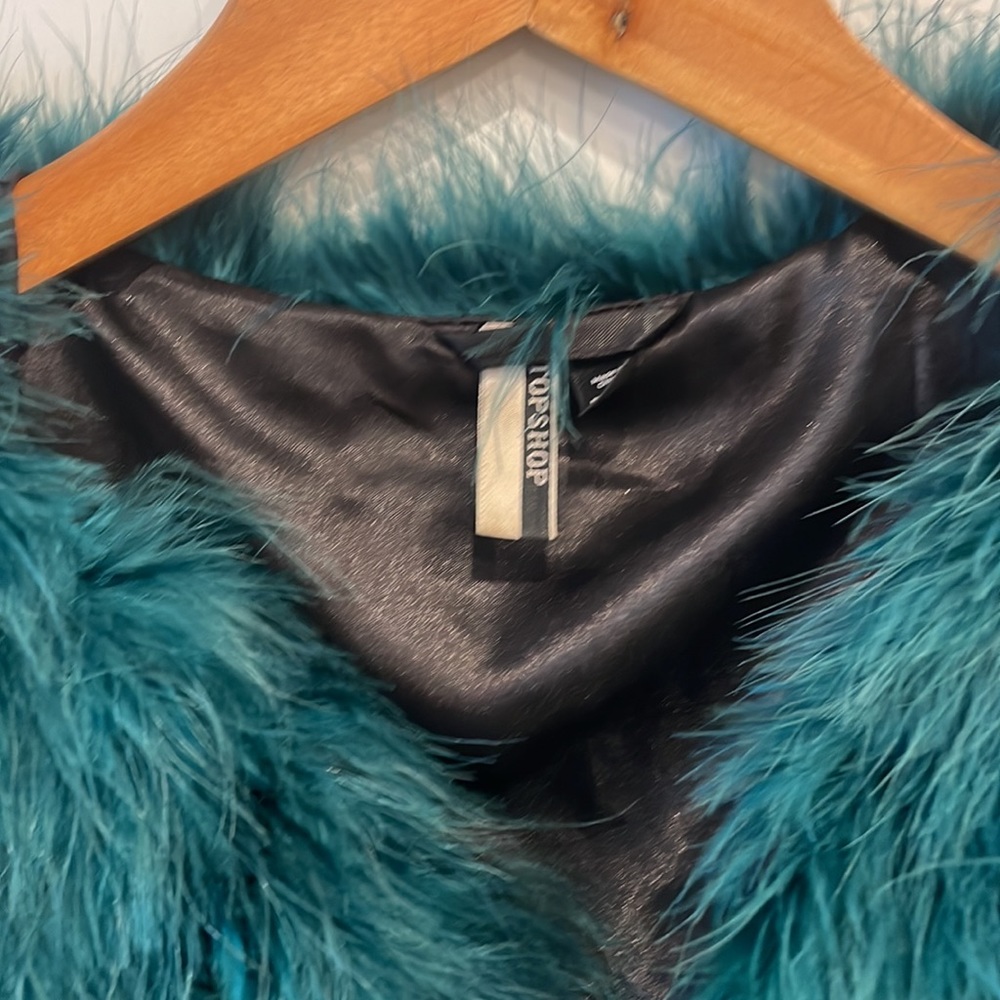 Green Feather Jacket Lined Jacket - image 2